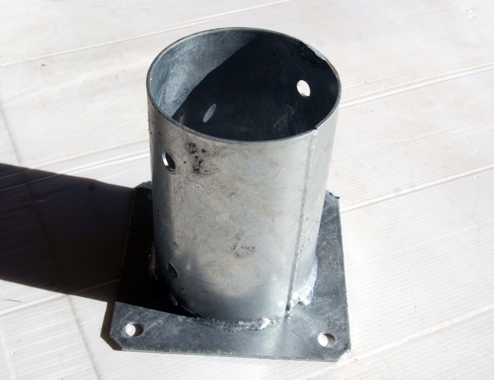 Piedistallo Pieghevole In Acciaio Zincato | Altezza 30 Cm | Supporto Per Fusti Da 1000 Litri (Ø 110 Cm) | Pratico E Robust | Made In Italy